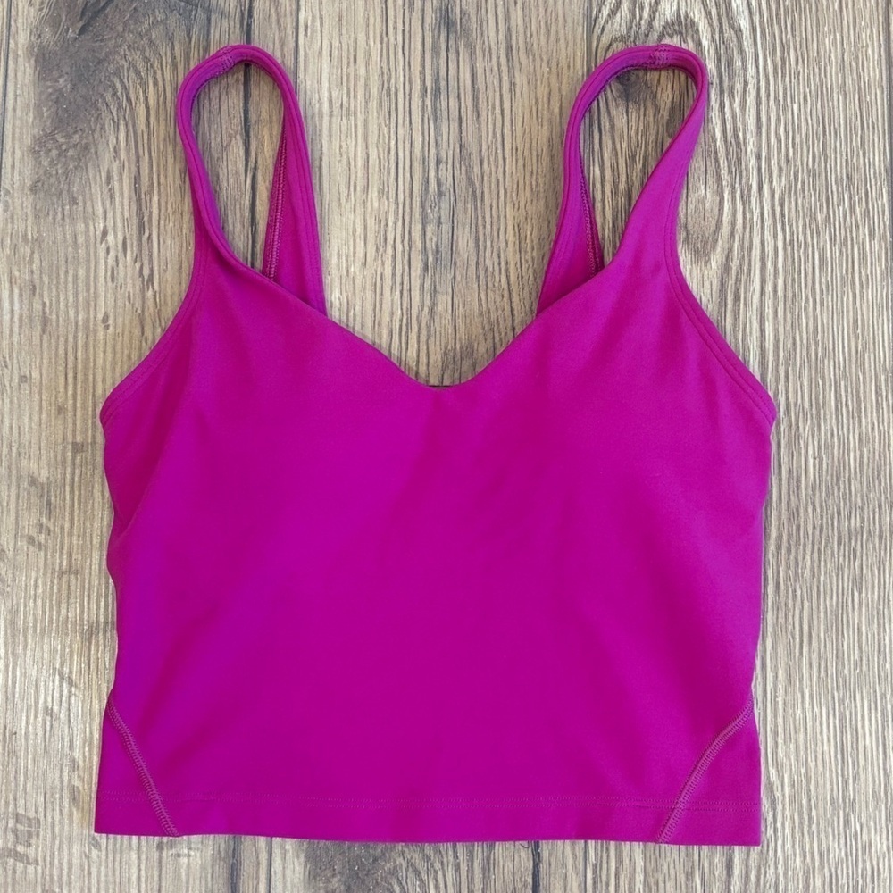 Lululemon Align Tank Top In Ripened Raspberry Size 2 - Picture 2 of 4